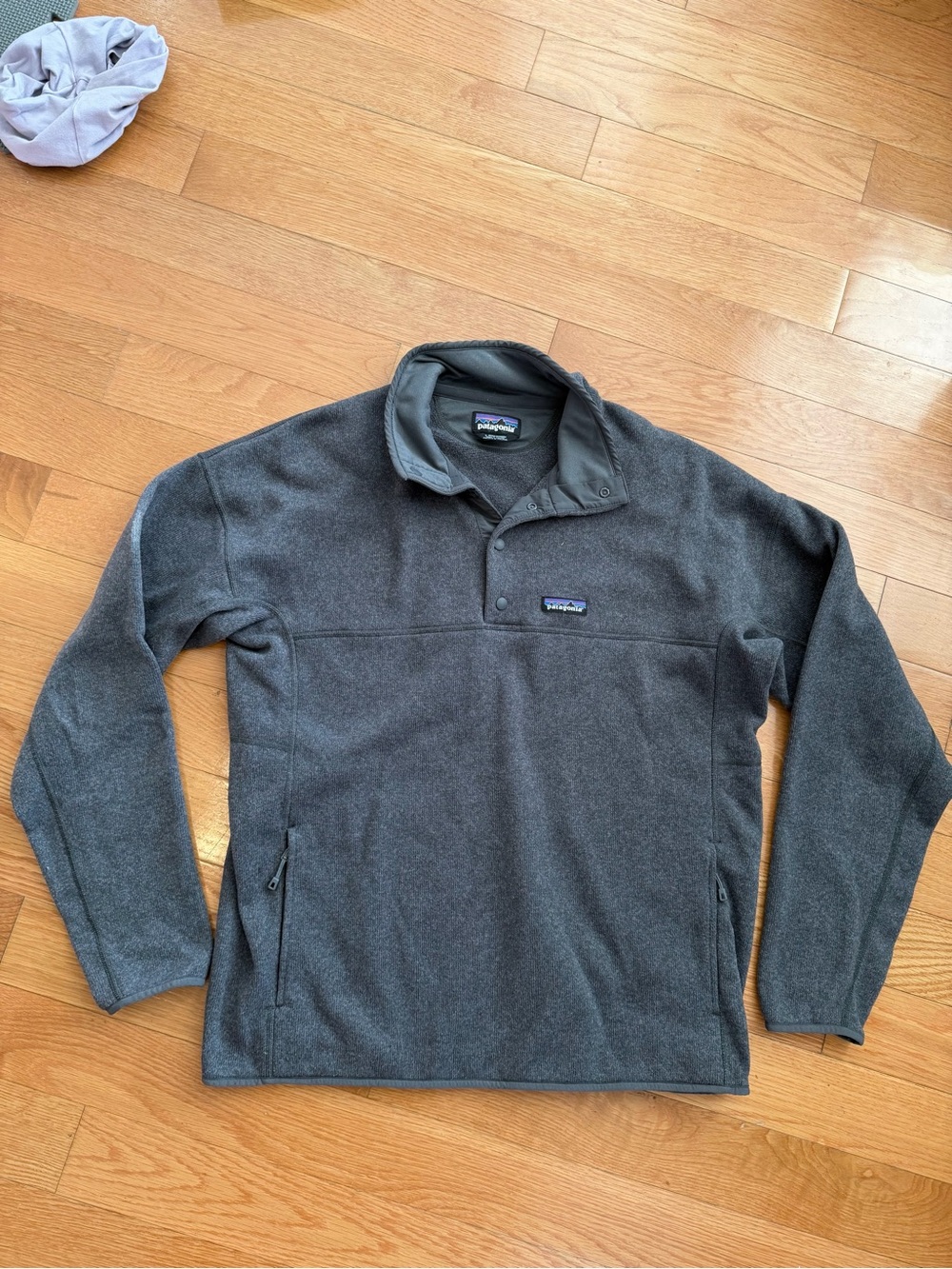 Patagonia Men's Gray Better Sweater Marsupial Pullover